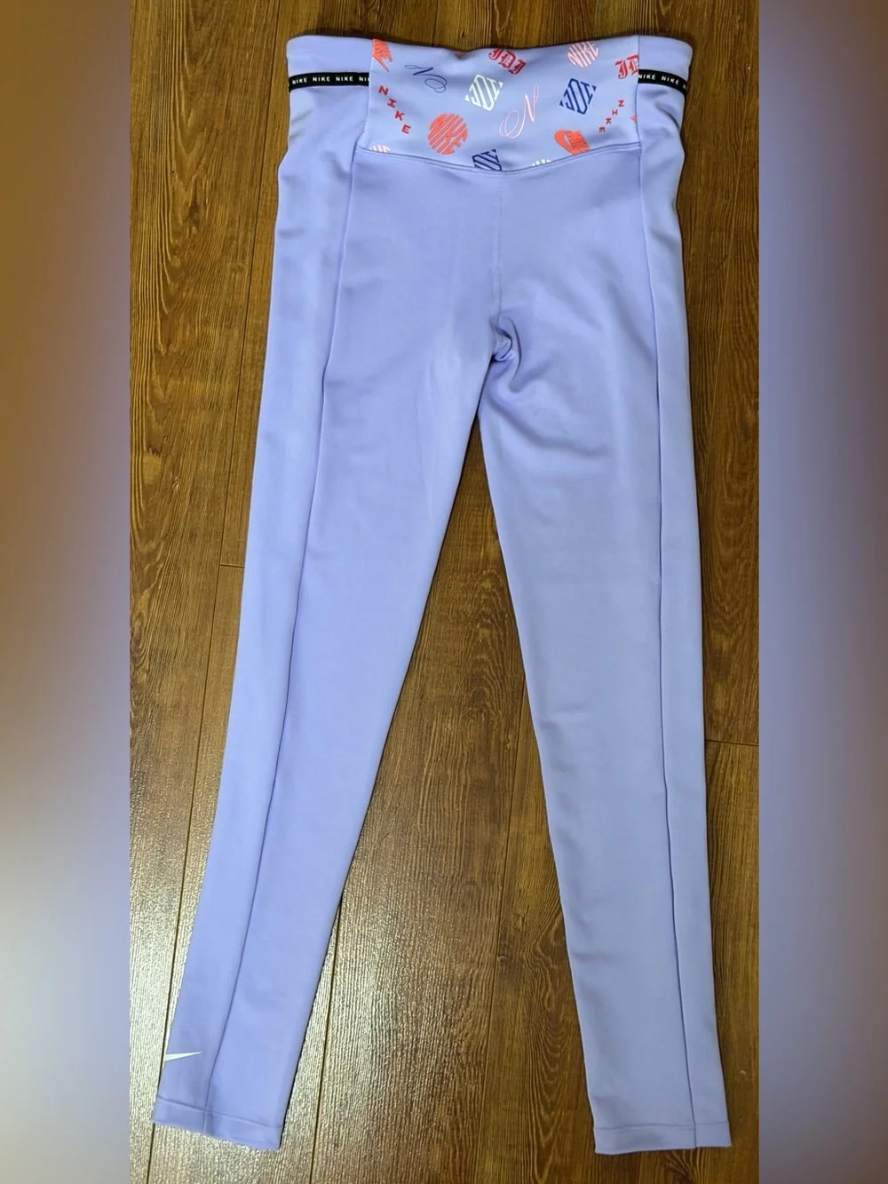 Girls / Youth Nike One Luxe Dri-FIT Leggings - Size Large - Purple